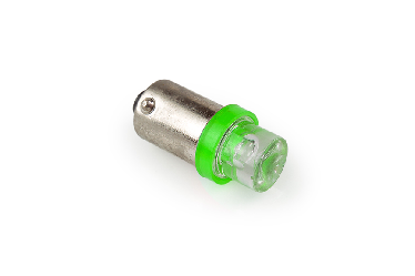 Лампа малый цоколь 24В с конусом  (Зеленый)