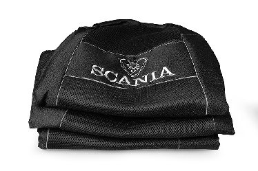 Чехол-сиденья SCANIA R-420 2010 г (2 ремня/ 2 высок. сид.) Черный