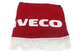 Ламбрекен лобового стекла и угол IVECO (Красный с белым)
