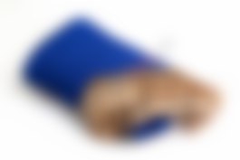 Ламбрекен лобового стекла и угол (без логотипа) малый (Синий с золотым)