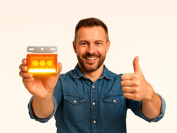 Указатель габаритов с подсветкой 9-32В