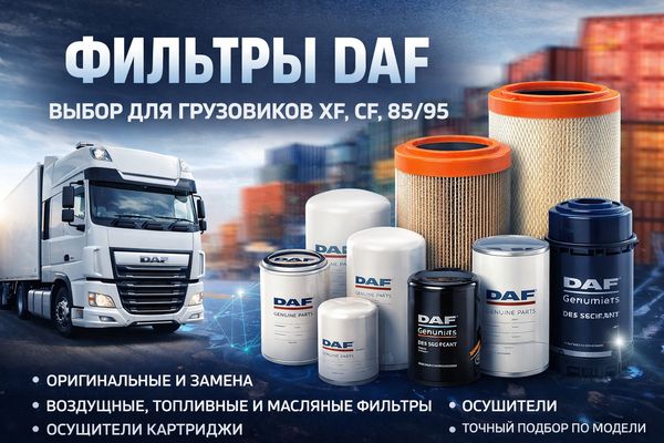 Фильтры для DAF XF95 / XF105 / CF85 - подбор, характеристики и рекомендации