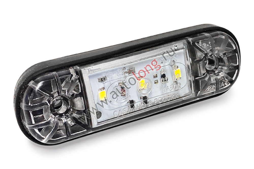 Фонарь Габаритный ГФ 22 LED Белый 12-24V Фонарь Габаритный ГФ 22 LED Белый 12-24V