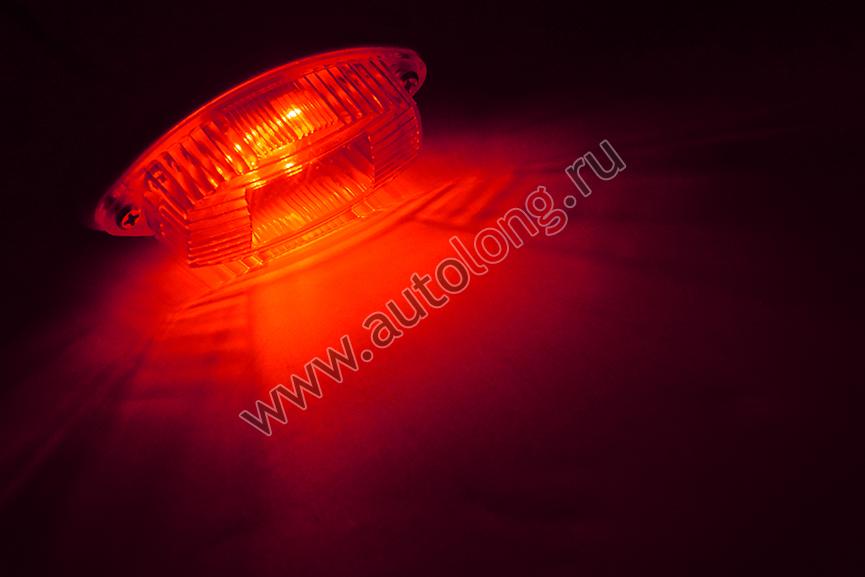 Указатель габарита Красный LED (Лодочка NEW) Россия
