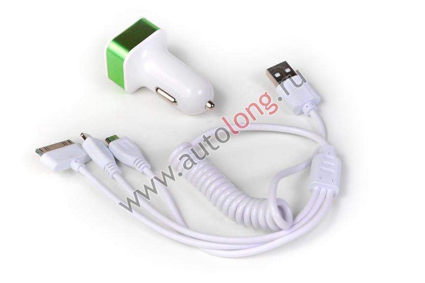 Зарядное устройство для мобил. тел. APPLE, SAMSUNG, Micro USB
