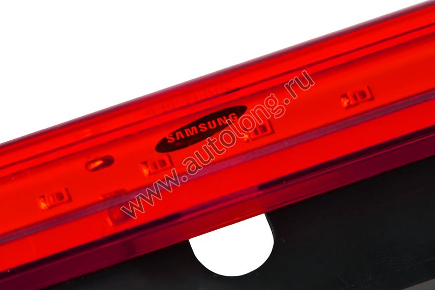Габарит светодиодный  LONG Samsung c кронштейном Красный (12-24V)