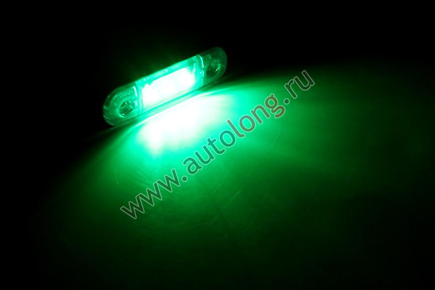 Фонарь Габаритный ГФ 22 LED Зеленый