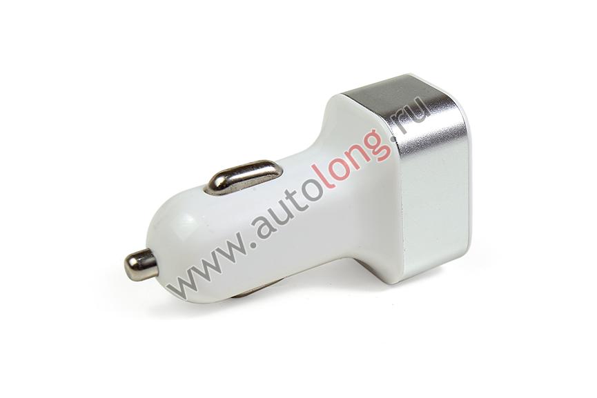 Зарядное устройство 2  USB 3,1А   Вольтметр
