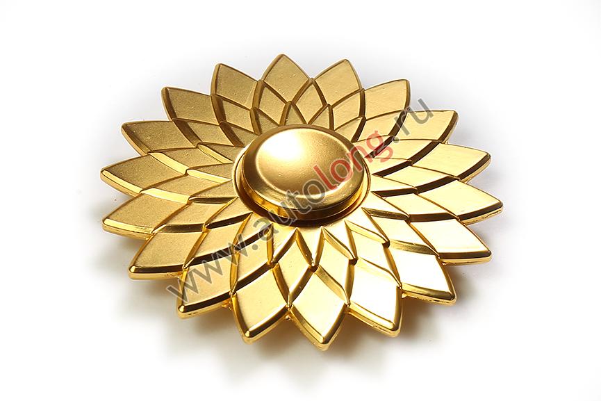 Спиннер металлический Lotus (золото)