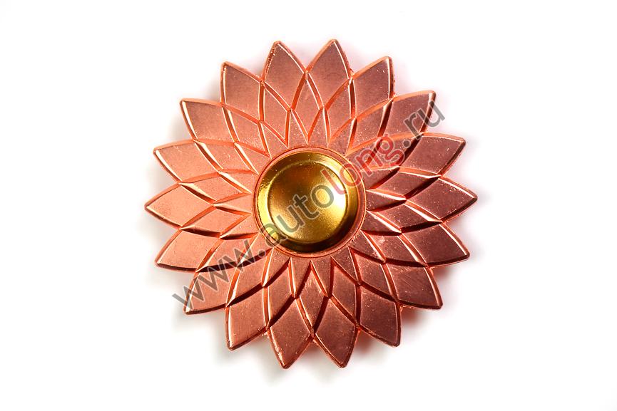 Спиннер металлический Lotus (розовое золото)