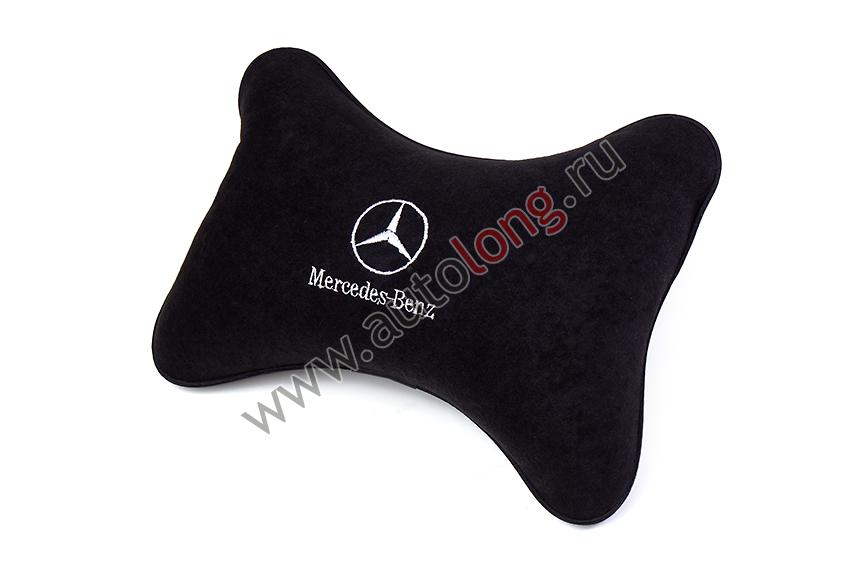 Подушка на подголовник (с логотипом) Mercedes