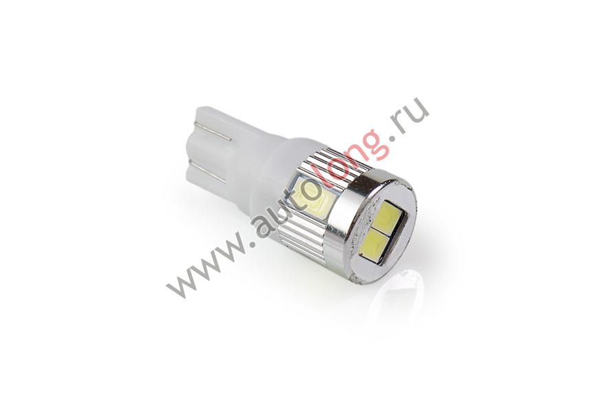 Лампа безцокольная 6 LEDS (радиатор) 24V