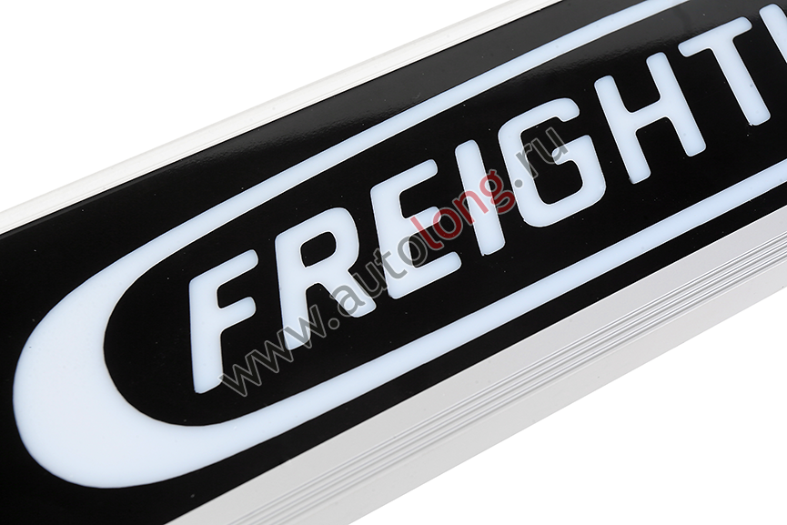 Табличка светящаяся FREIGHTLINER 12V (10х50 см) Табличка светящаяся FREIGHTLINER 12V (10х50 см)