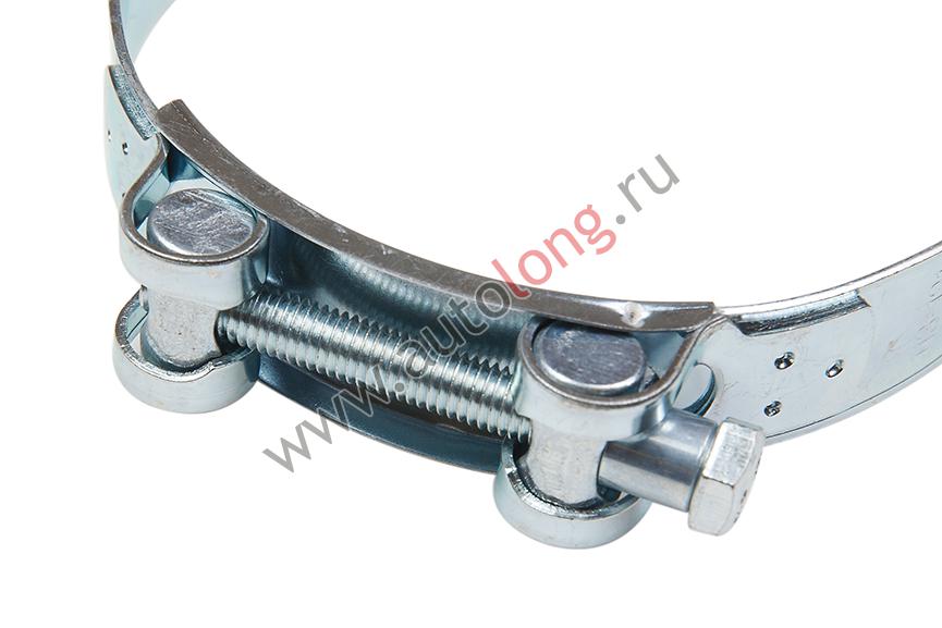Хомут шарнирный (силовой)  64-67 мм (оцинк) АВТОМАГНАТ