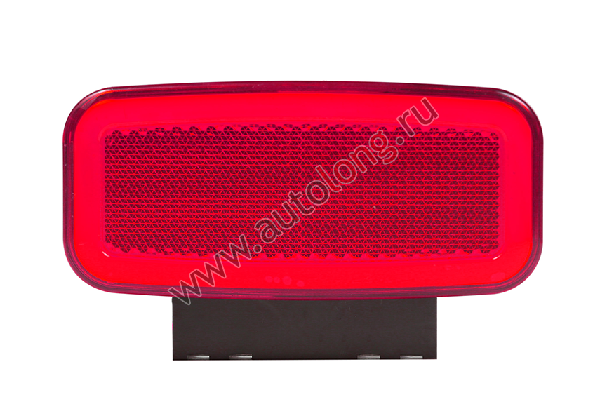 Указатель габарита Красный (Маркерный) 24В на кронштейне с указателем поворота, неоновый свет с отражателем, квадратный