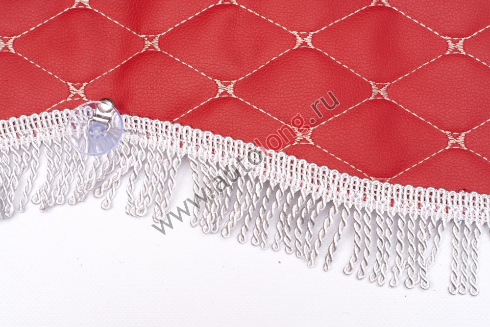 Ламбрекен лобового стекла и угол для грузовиков и коммерческих машин российской марки эко-кожа (Красный) Ламбрекен лобового стекла и угол для грузовиков и коммерческих машин российской марки эко-кожа (Красный)