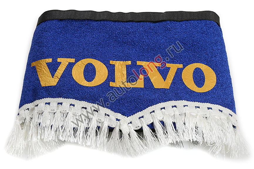 Ламбрекен лобового стекла и угол VOLVO (Синий с белым) материал Ламбрекен лобового стекла и угол VOLVO (Синий с белым) материал