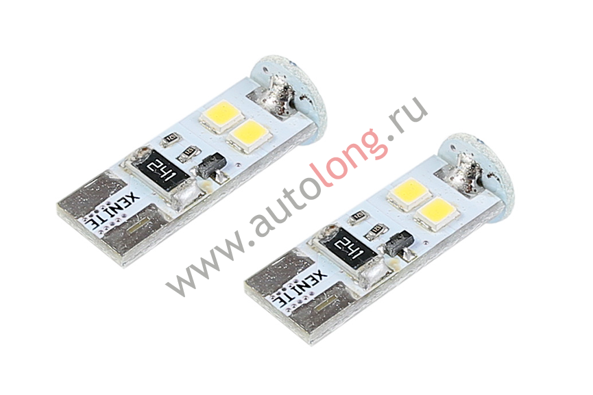 Лампа диодная для автомобилей 12В CAN806 Xenite (T10/W5W CANBUS) (Яркость 56Lm) 2 шт. Лампа диодная для автомобилей 12В CAN806 Xenite (T10/W5W CANBUS) (Яркость 56Lm) 2 шт.