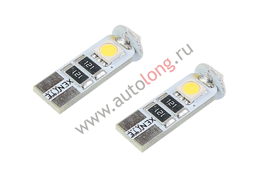 Лампа светодиодная 12В CAN307 Xenite (T10/W5W CANBUS) (Яркость больше на 50%) 2 шт Лампа светодиодная 12В CAN307 Xenite (T10/W5W CANBUS) (Яркость больше на 50%) 2 шт