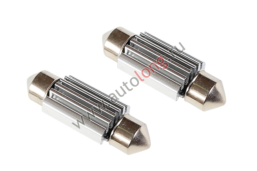 Светодиодная лампа 12В 5000K CAN 36 CSP XENITE (встроенная обманка)(T11/C5W 36 mm) (Яркость 280 LM), 2 шт Светодиодная лампа 12В 5000K CAN 36 CSP XENITE (встроенная обманка)(T11/C5W 36 mm) (Яркость 280 LM), 2 шт