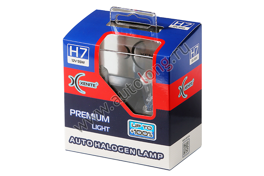 Лампа галогеновая 12V Xenite H7 (PX26d) 100%, 2 шт. Лампа галогеновая 12V Xenite H7 (PX26d) 100%, 2 шт.
