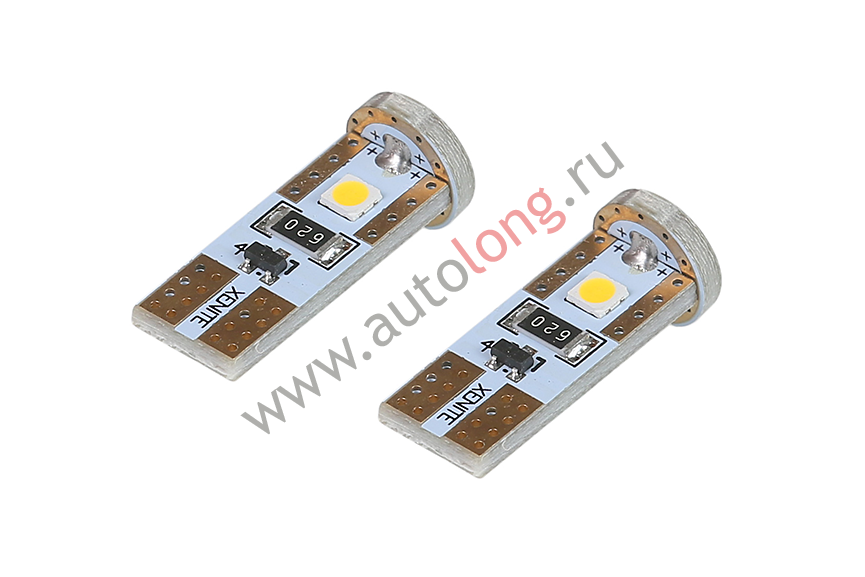 Светодиодная лампа 12В CAN 330 (4300К) (Встроенная обманка) (T10/W5W) (Яркость 150LM) XENITE (2 шт.) Светодиодная лампа 12В CAN 330 (4300К) (Встроенная обманка) (T10/W5W) (Яркость 150LM) XENITE (2 шт.)