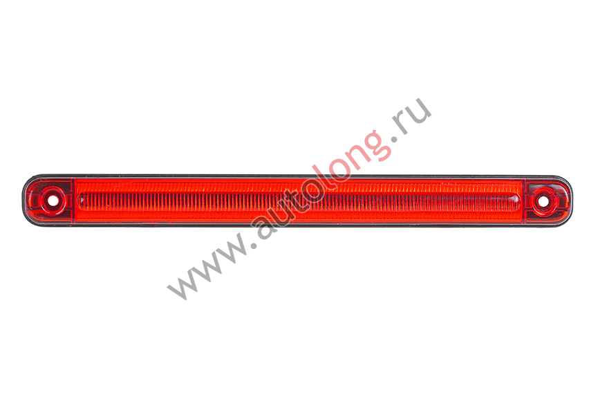Габарит светодиодный Красный LONG 2 полосы NEON рифленый (24V)