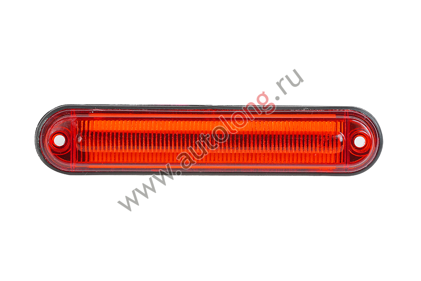 Красный светодиодный габарит SLIM 2 полосы NEON рифленый (24V) Красный светодиодный габарит SLIM 2 полосы NEON рифленый (24V)