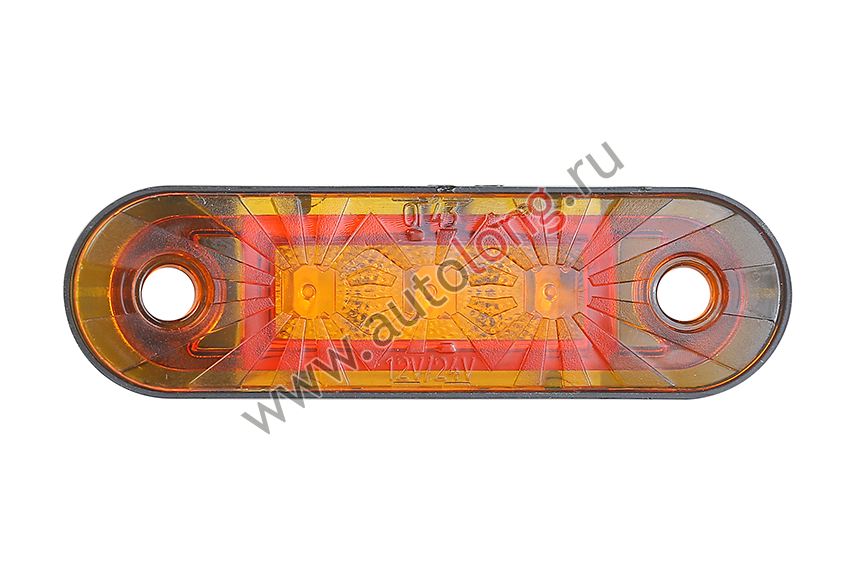 Указатель габаритов желтый LED ОГ-44 12/24В (пластиковый корпус)