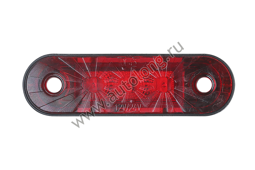 Указатель габарита красный LED ОГ-44 12/24В (пластиковый корпус)