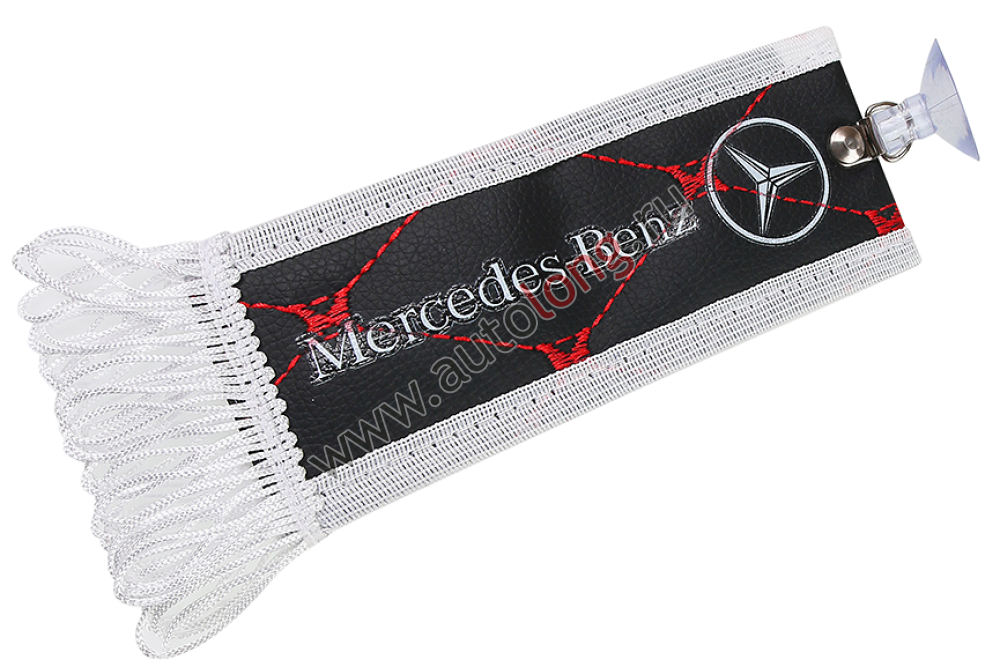 Вымпел мини (эко-кожа) MERCEDES 15х6 (черный) Вымпел мини (эко-кожа) MERCEDES 15х6 (черный)