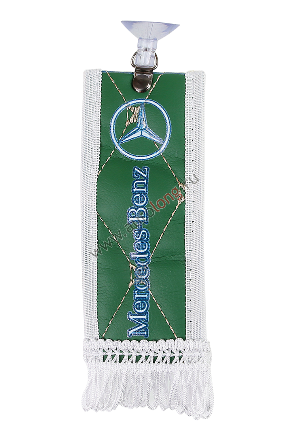 Вымпел мини (эко-кожа) MERCEDES 15х6 (зеленый) купить по низким ценам в ...