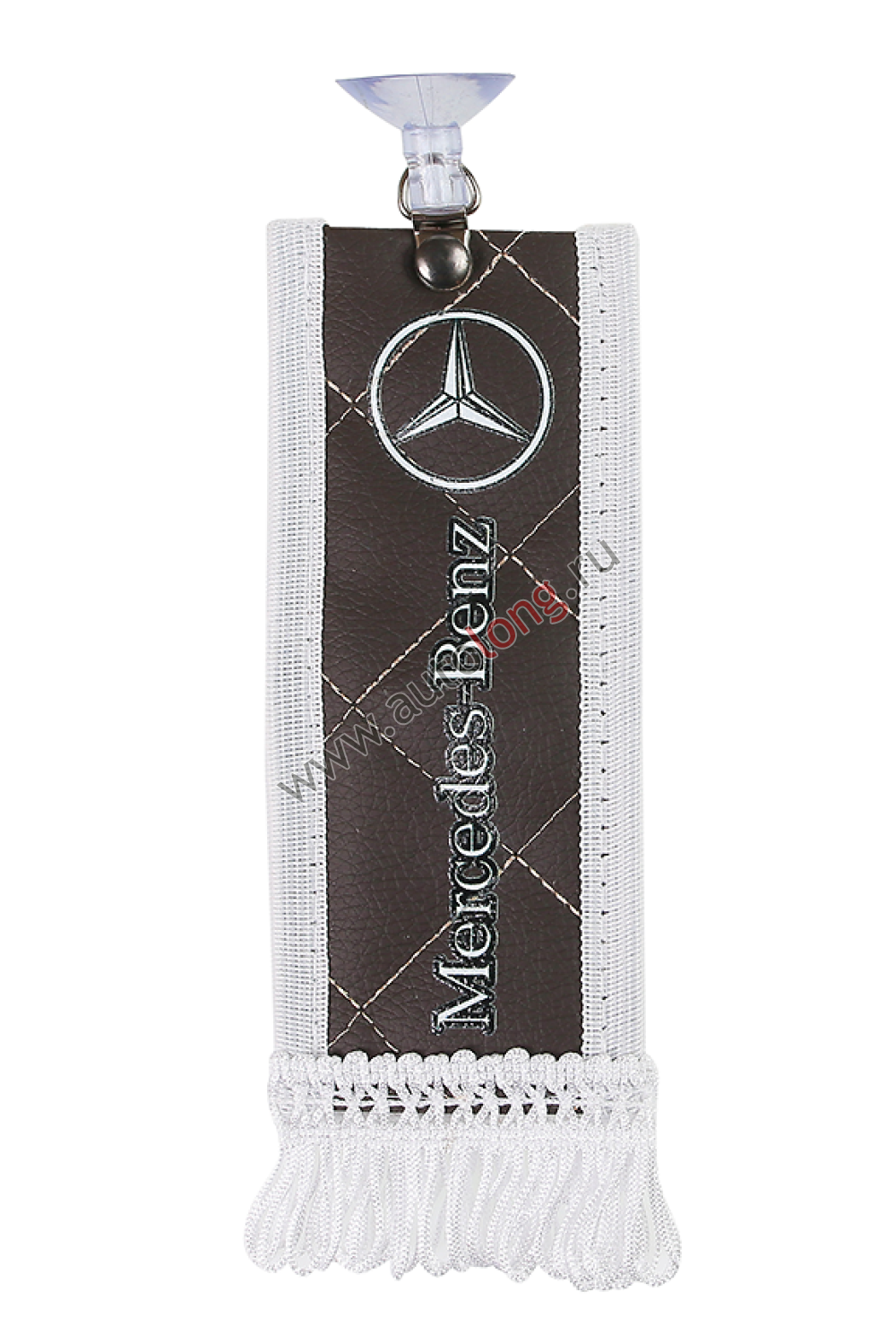 Вымпел мини (эко-кожа) MERCEDES 15х6 (коричневый) Вымпел мини (эко-кожа) MERCEDES 15х6 (коричневый)