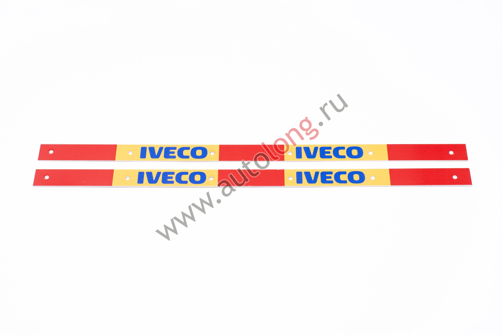 Планка крепления брызговика светоотражающая IVECO 600 мм красно-желтая ...