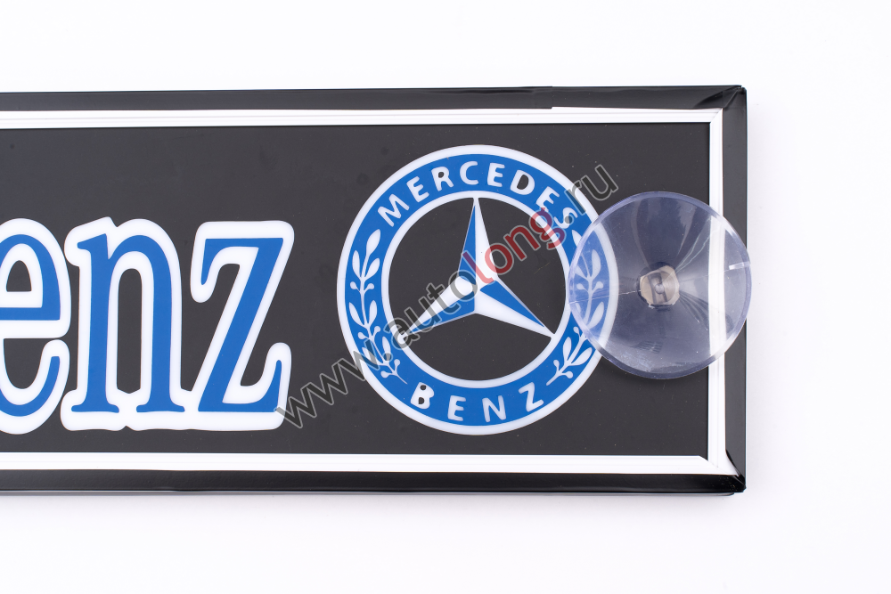 Табличка светящаяся диодная на лобовое MERCEDES 12В в прикуриватель (10х50 см) Табличка светящаяся диодная на лобовое MERCEDES 12В в прикуриватель (10х50 см)