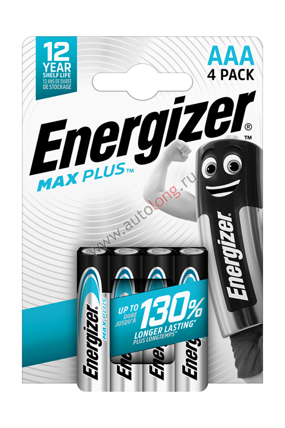 Батарейка ААА мизинчиковая ENERGIZER MAX Plus (LR03) в блистере (4 шт) Батарейка ААА мизинчиковая ENERGIZER MAX Plus (LR03) в блистере (4 шт)