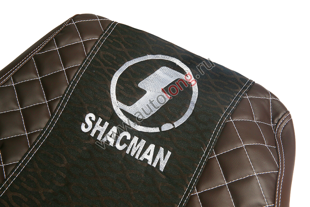 Чехлы сидений для грузовика SHACMAN 2021 (SH02) коричневая кожа и иксы (премиум) 08619 Чехлы сидений для грузовика SHACMAN 2021 (SH02) коричневая кожа и иксы (премиум) 08619