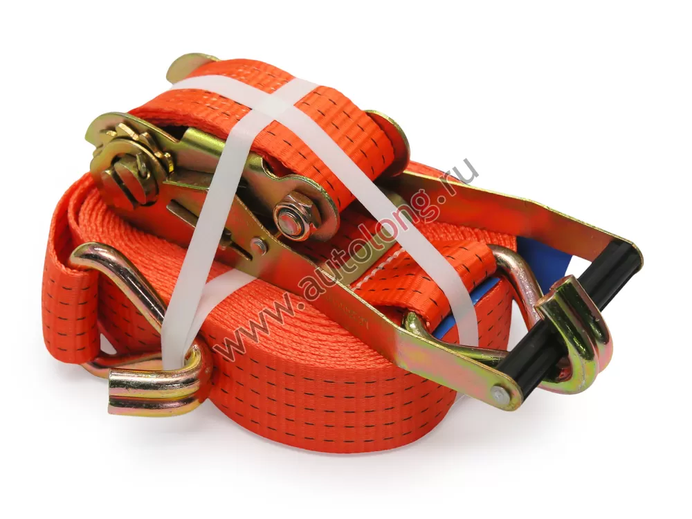 Ремень стяжной 50 мм 5т 10м с храповым механизмом