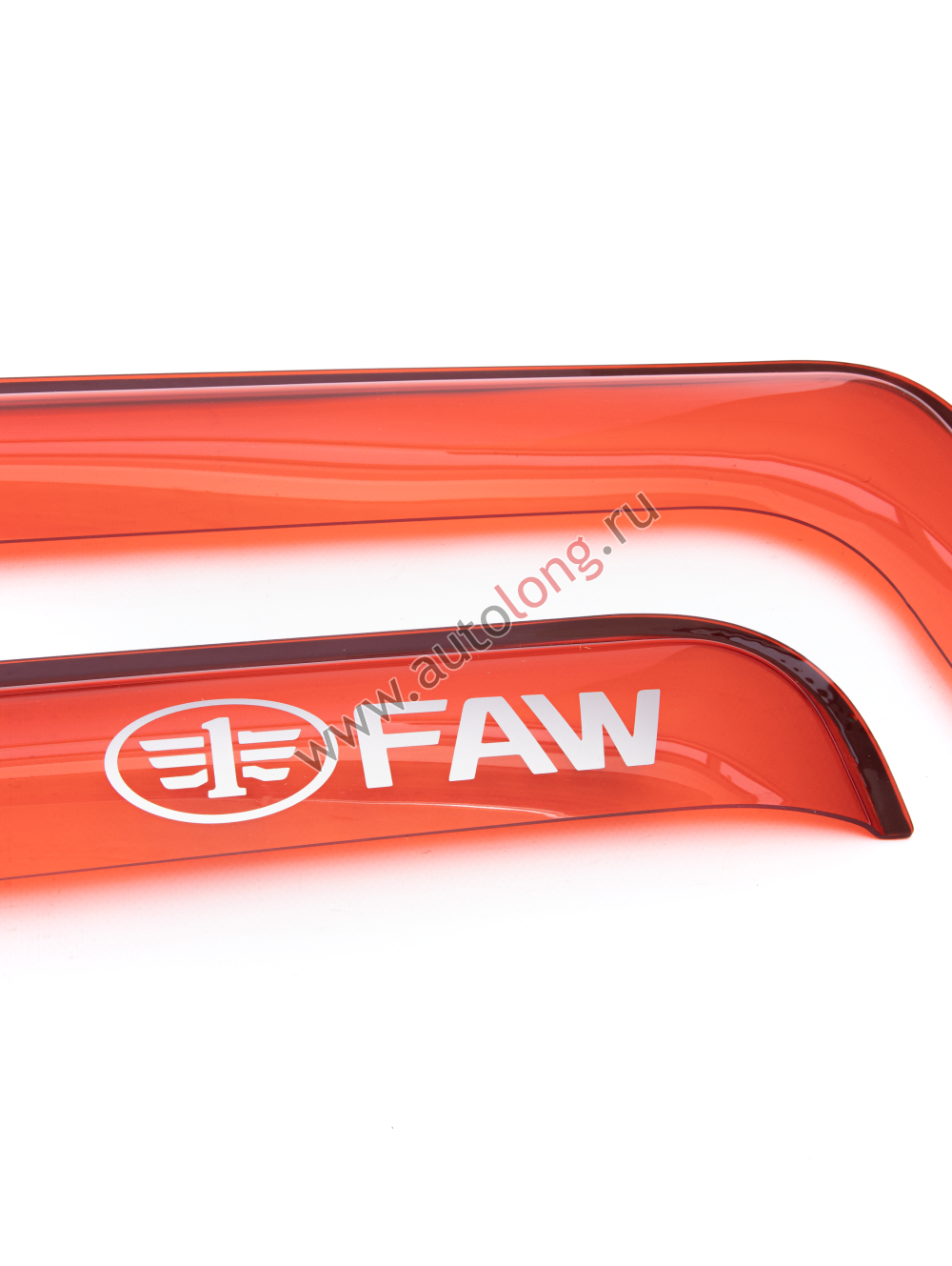 Дефлекторы окон Faw j7 накладные (малый угол) Красные Дефлекторы окон Faw j7 накладные (малый угол) Красные