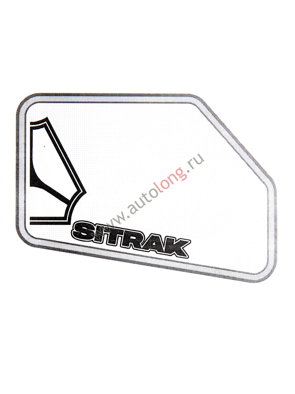 Наклейки на авто SITRAK (вырезанные) Черные (45х34 см), комплект на две ...