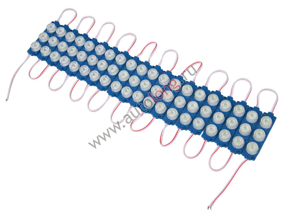 Лента светодиодная модульная 12В Синяя (20 шт) 12 v купить по низким ...
