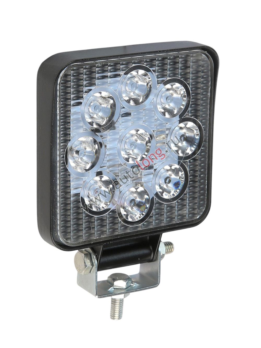 Фара противотуманная диодная квадратная 10-30В 27Вт 3W*9PCS 6500K±500K (направленный свет) Фара противотуманная диодная квадратная 10-30В 27Вт 3W*9PCS 6500K±500K (направленный свет)