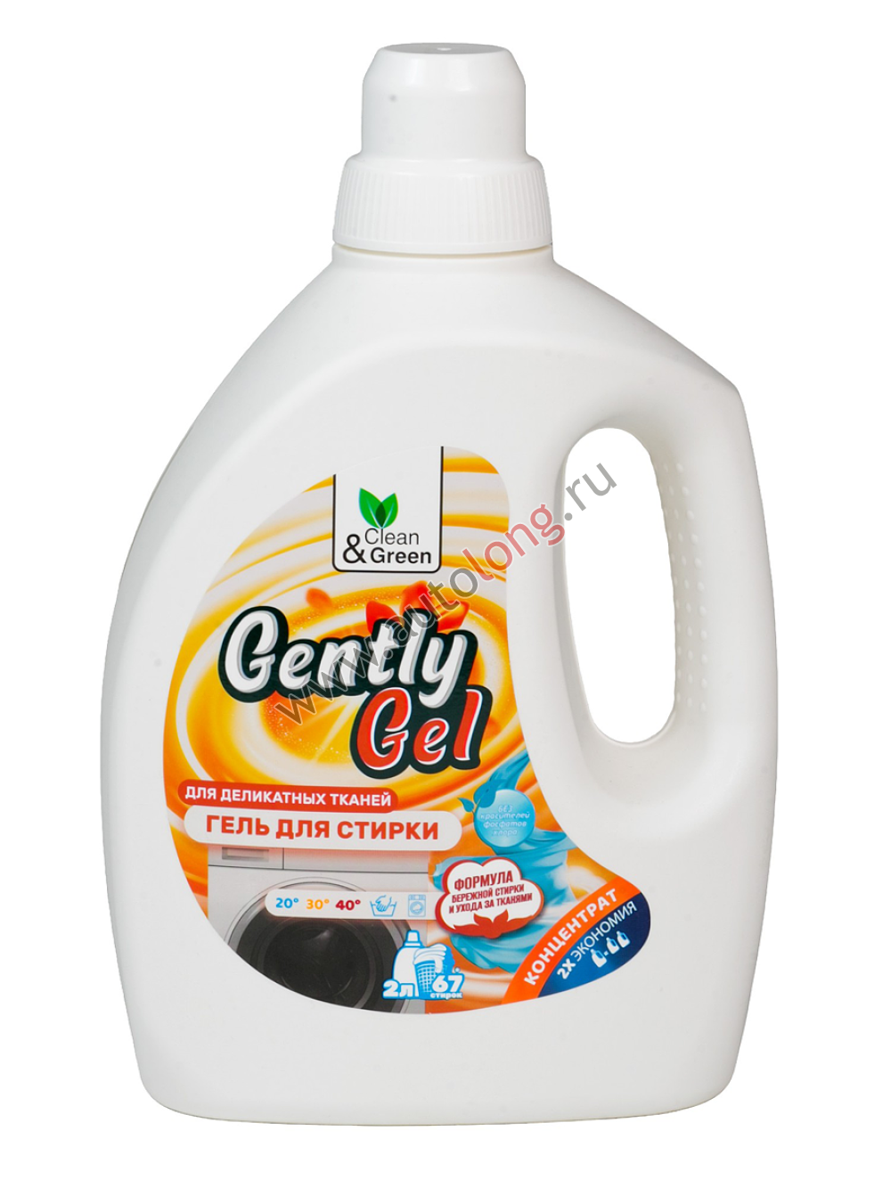 Гель концентрат для стирки "Gently Gel" для деликатных тканей (ПЭНД ...