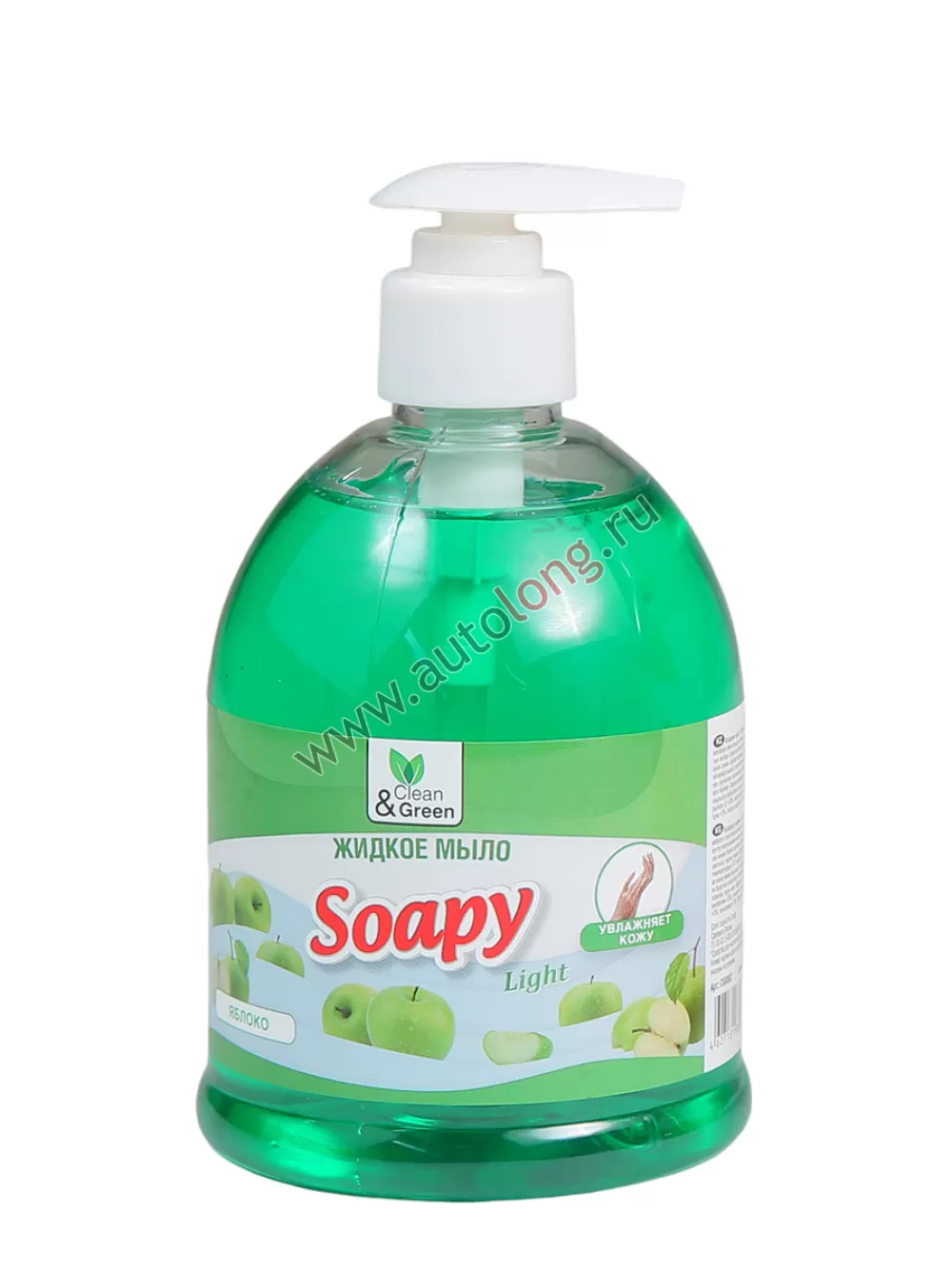 Жидкое мыло Soapy Light Яблоко Clean&Green CG8062 (500 мл)