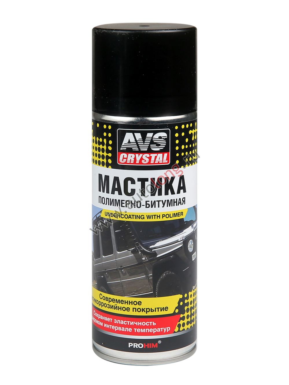 Мастика полимерно-битумная (аэрозоль) AVS AVK-743 520 мл купить по ...