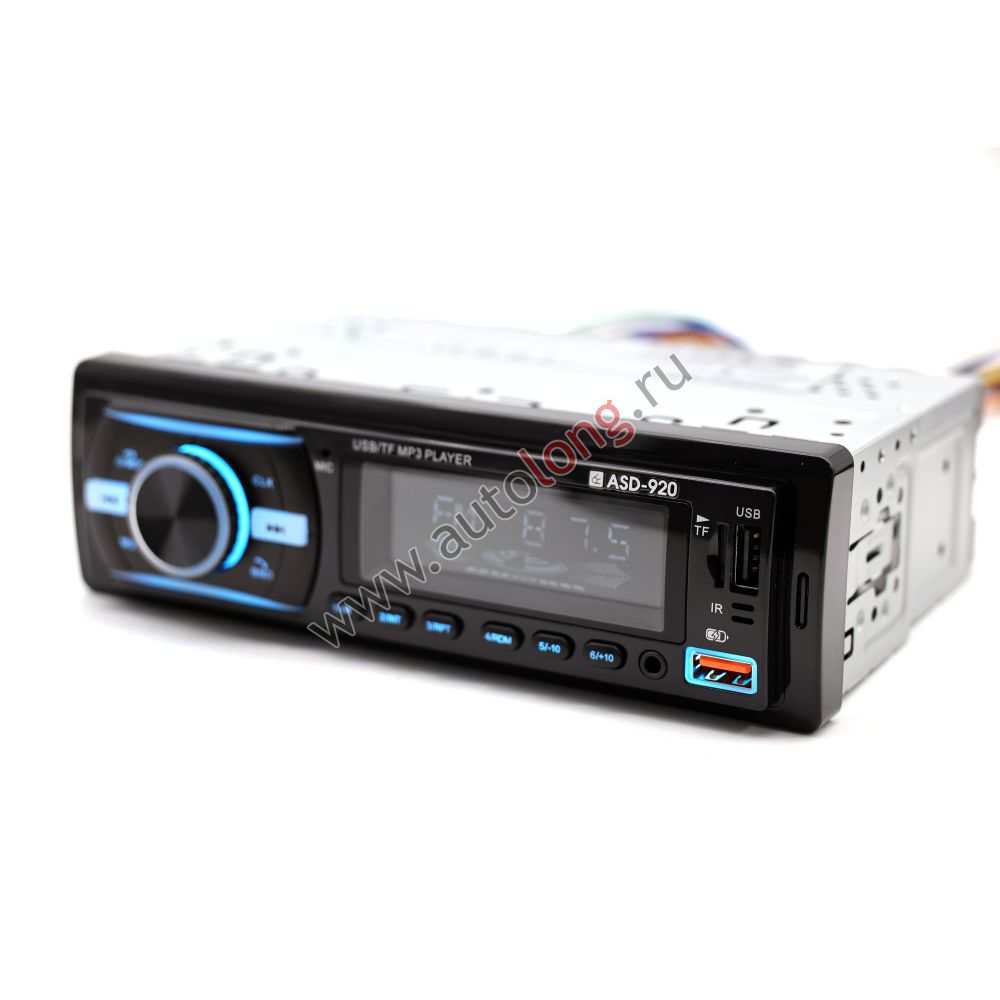 Магнитола автомобильная 12В ASD-920 FM/USB/AUX/bluetooth с пультом ДУ Магнитола автомобильная 12В ASD-920 FM/USB/AUX/bluetooth с пультом ДУ