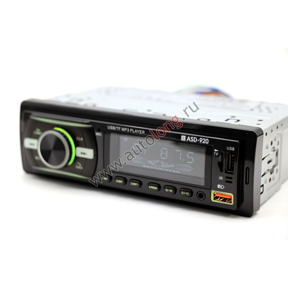 Магнитола автомобильная 12В ASD-920 FM/USB/AUX/bluetooth с пультом ДУ Магнитола автомобильная 12В ASD-920 FM/USB/AUX/bluetooth с пультом ДУ