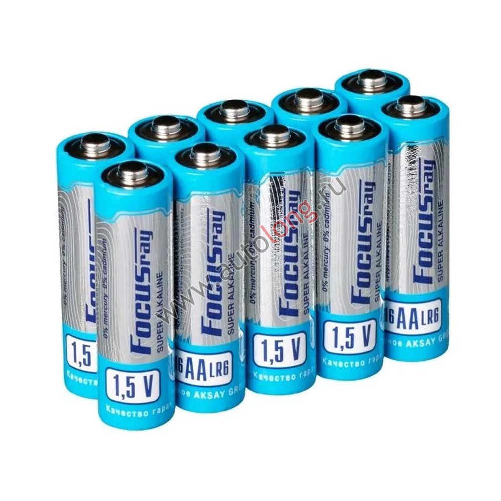 Батарейки пальчиковые АА 1,5В FOCUSray SUPER ALKALINE тип LR6/BOX10 1/24/48 (10 шт.) Батарейки пальчиковые АА 1,5В FOCUSray SUPER ALKALINE тип LR6/BOX10 1/24/48 (10 шт.)