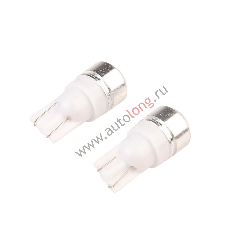 Лампа светодиодная W5W (T10) 1SMD (COB) 12 v,LENS WHITE в габариты, подсветку номера и дверей (2 шт) Лампа светодиодная W5W (T10) 1SMD (COB) 12 v,LENS WHITE в габариты, подсветку номера и дверей (2 шт)