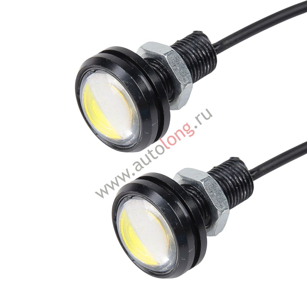 Ходовые огни для авто DRL-YY-3W точечные 22 мм (металлический корпус) Ходовые огни для авто DRL-YY-3W точечные 22 мм (металлический корпус)